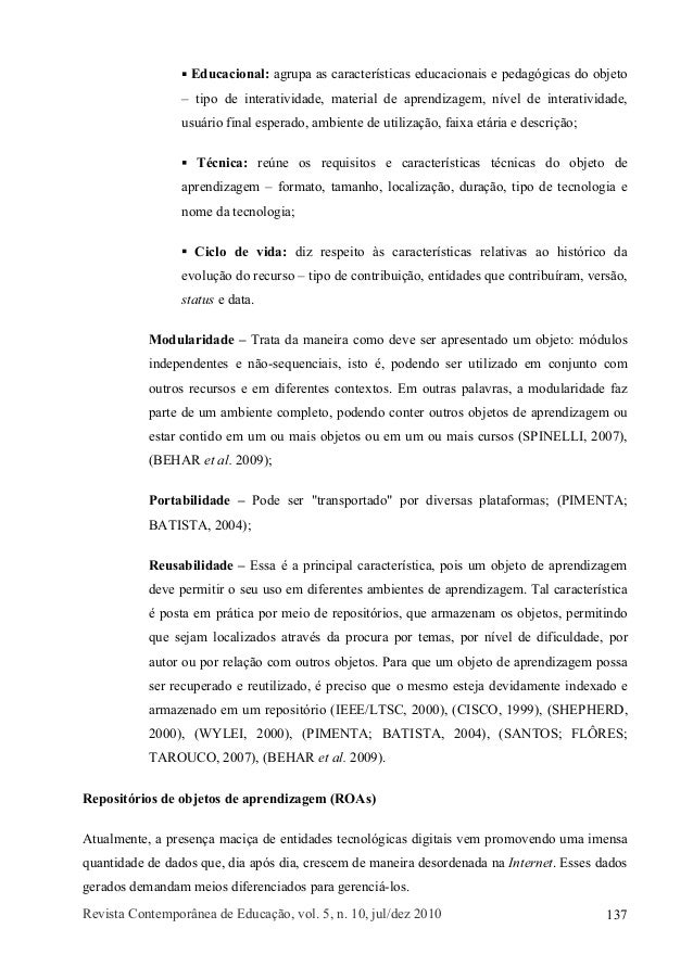 Objetos De Aprendizagem