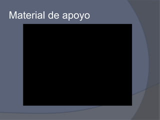 Material de apoyo
 