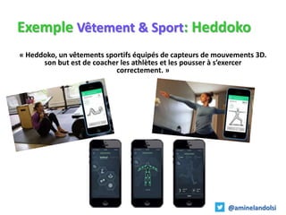 Exemple Vêtement & Sport: Heddoko
« Heddoko, un vêtements sportifs équipés de capteurs de mouvements 3D.
son but est de co...