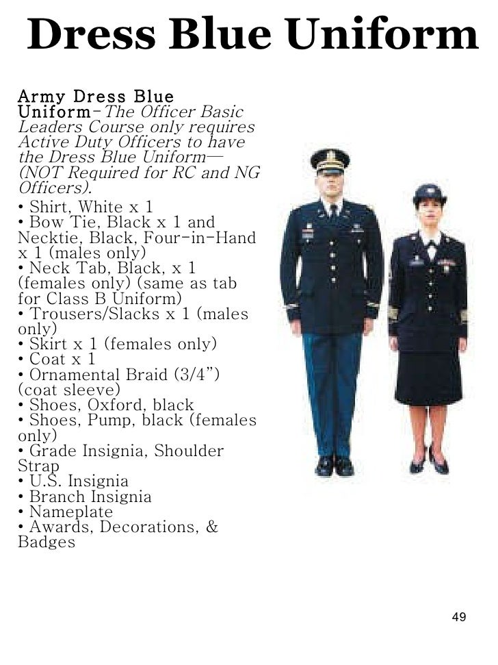 Army Dress Blues Regulations 9