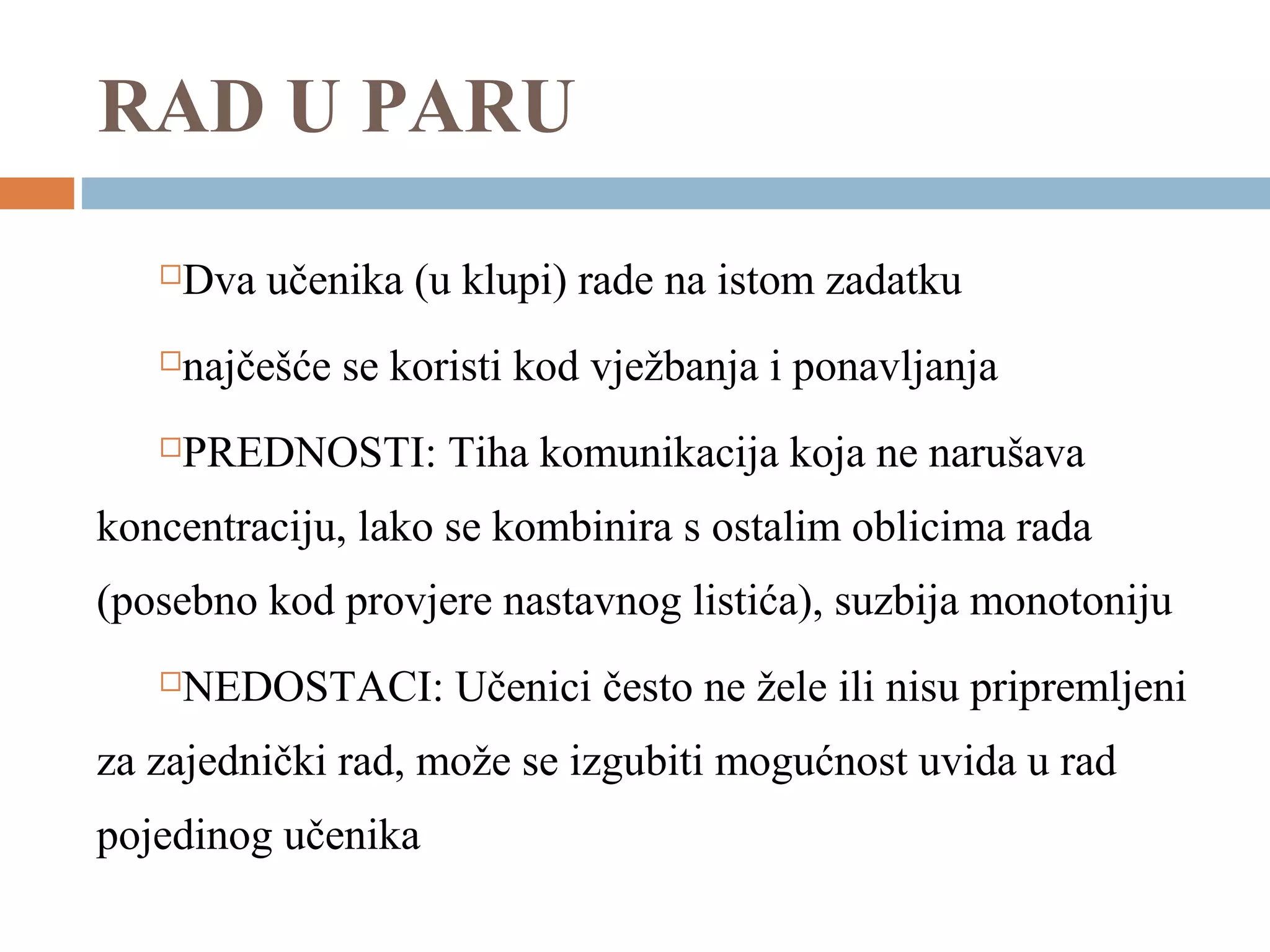 Rada I Rade Oblici rada | PPT