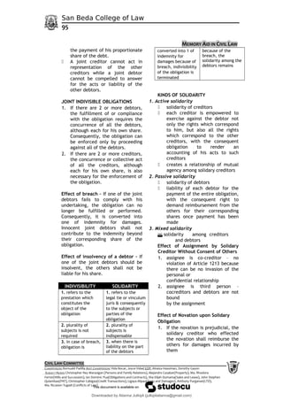oblicon.pdf obligations and contracts in Law | PDF