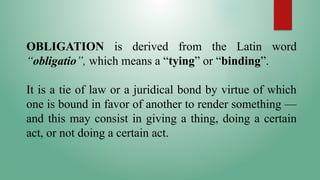 OBLICON-Art.-1156-1164 THE PDF TO LAW OB | PPTX