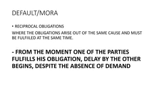 OBLICON (Civil Law of the Philippines) Obligations and Contracts | PDF