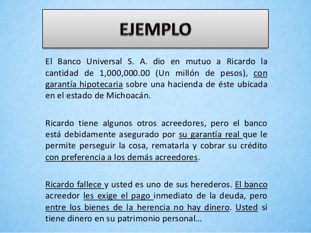 Ejemplo de subrogacion
