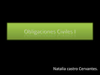 Natalia castro Cervantes.
 
