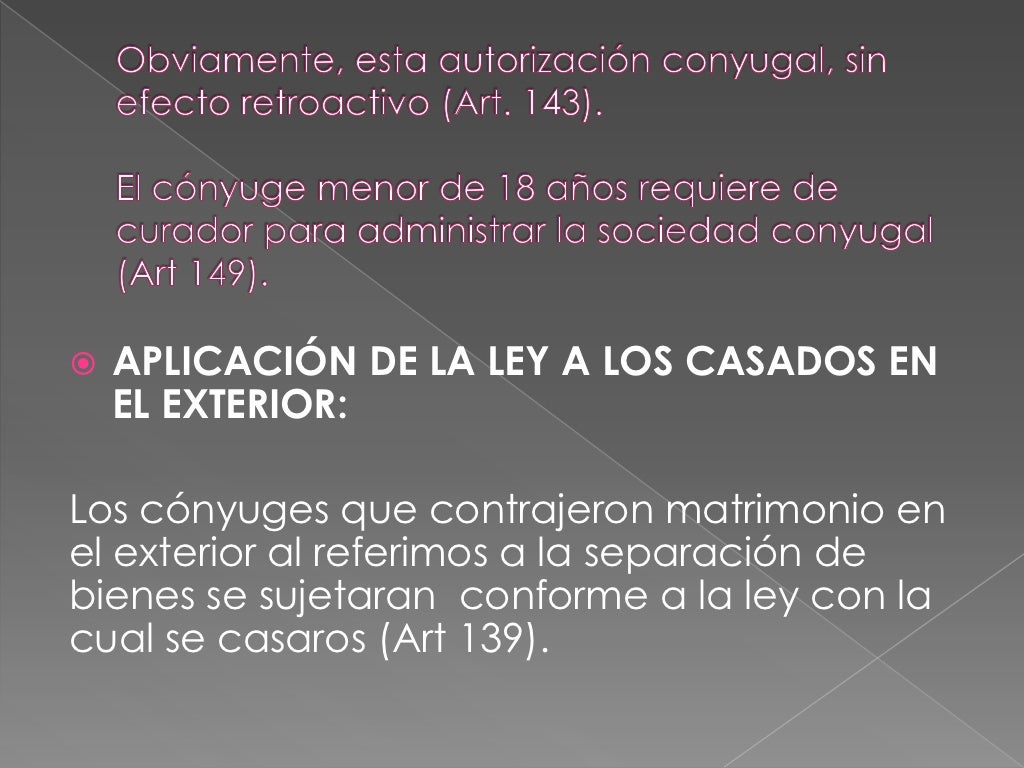 Obligaciones y derechos entre los cónyuges Obligaciones y derechos entre los cónyuges