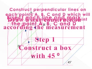 Figure shows that the top and font views of objects. Draw this
objects in cavalier oblique drawing. Use 10 mm x 10 mm grid...