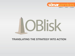 TRANSLATING THE STRATEGY INTO ACTION
 
