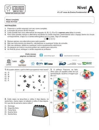 ANível
4.º e 5.º anos do Ensino Fundamental
Nome completo
do(a) aluno(a): ________________________________________________...