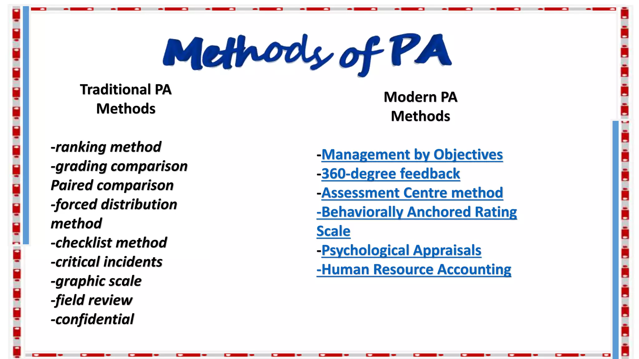Obm performance appraisal | PPTX