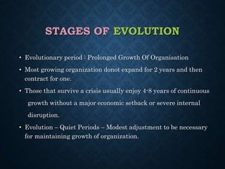 Evolution and Revolution as organizations Grow | PPTX