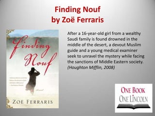 Five finalists were announced to the public during a May 31st live event at The Mill in the Haymarket.