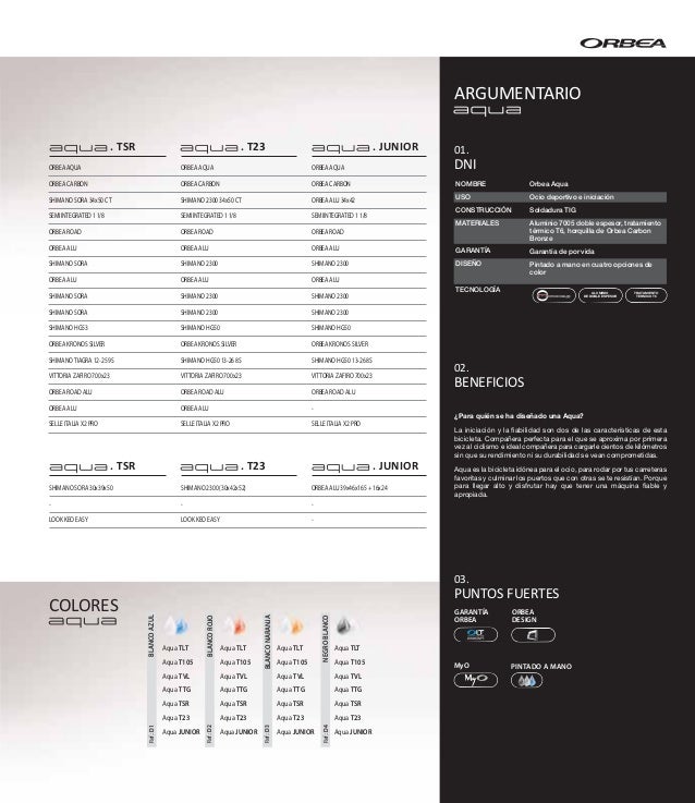 Catalogo bicicletas Orbea