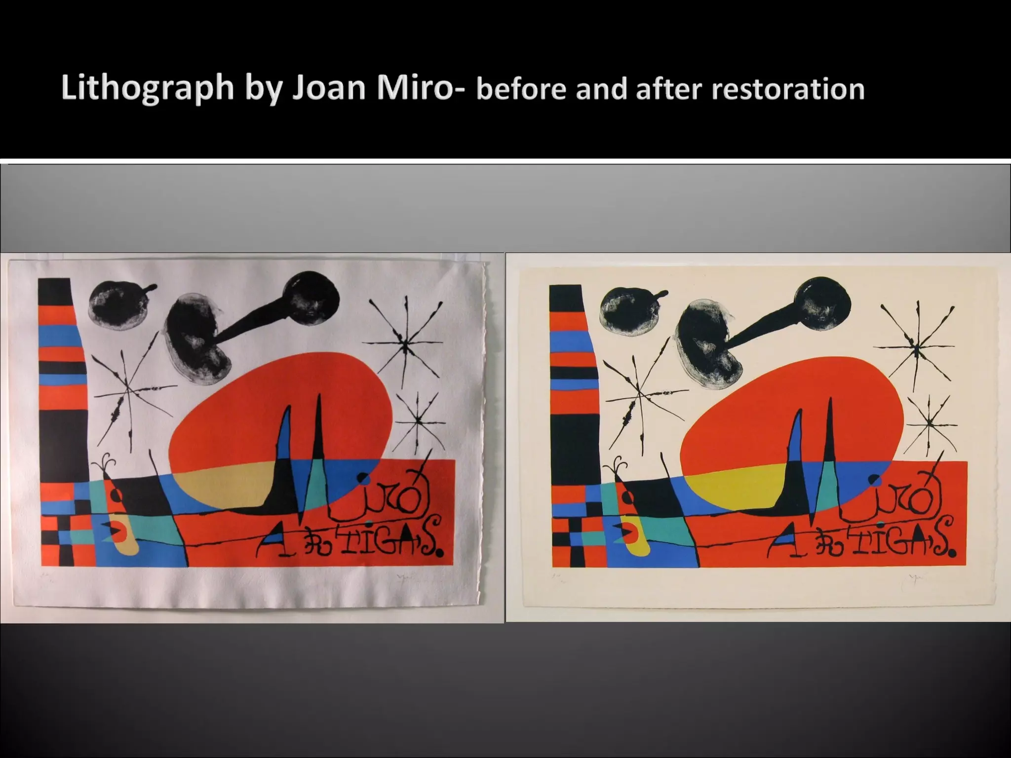 Fine Art Restoration Examples