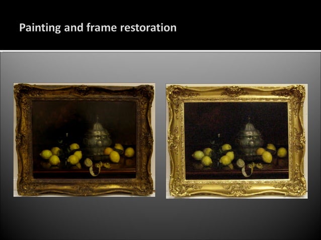 Fine Art Restoration Examples | PPT