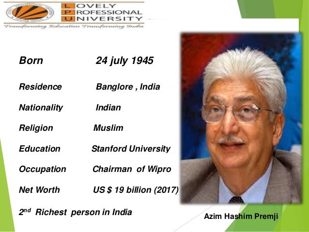 Azim Premji Wipro Pvt Ltd