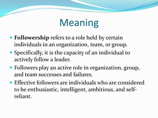 Followership