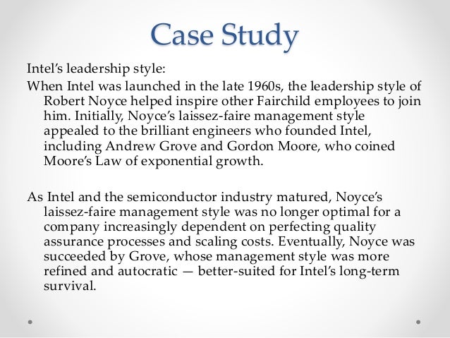 leadership in company case study