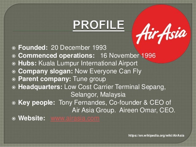 Air Asia Company Profile