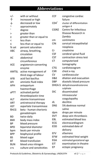 Ace Protocol.pdf Comprehensive Obstetrics & Gynaecology Protocols and Guidelines for ...