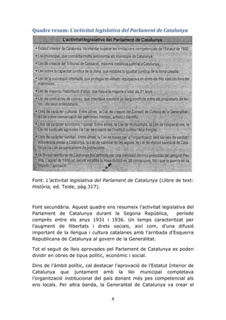 11. 7 La Generalitat Republicana i la tasca de govern, R. Ferré, I. Roure i N. Santmartí 