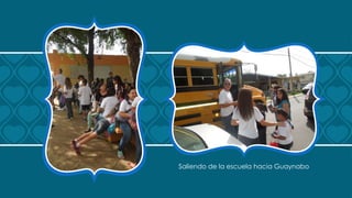 Saliendo de la escuela hacia Guaynabo