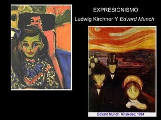 EXPRESIONISMO Ludwig Kirchner Y  Edvard Munch   