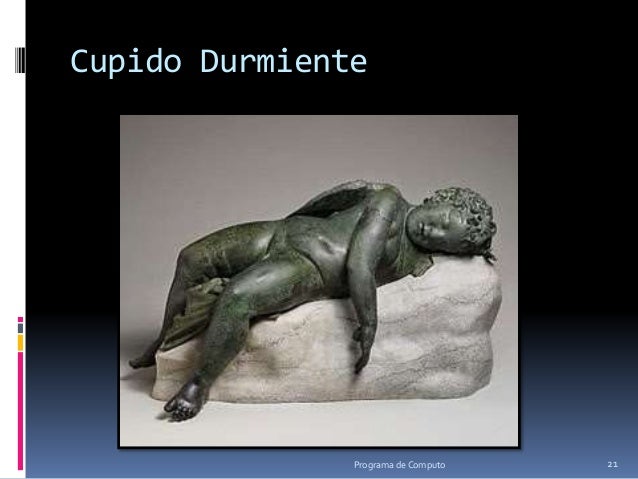 Resultado de imagen de Cupido durmiente (Miguel Ãngel)