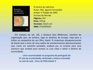 Seis Contos de Eça de QueirósRecontados por Luísa Ducla SoaresAutor: Soares, Luísa DuclaEdição/reimpressão: 2002Páginas: 84Editor:TerramarISBN: 9789727102556Livro recomendado no programa de português do 5º ano de escolaridade, destinado a leitura orientada na sala de aula - Grau de Dificuldade III.