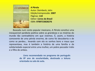 Sexta-Feira ou a Vida SelvagemAutor: Tournier, MichelEdição/reimpressão: 2000Páginas: 112Editor: Editorial PresençaISBN: 9789722315708Colecção: Estrela do MarRobinsonnão poderá nunca voltar ao mundo que deixou. Então, palmo a palmo, edifica o seu pequeno reino. Tem uma casa, fortalezas para se defender e um criado, Sexta-Feira, que lhe é dedicado de alma e coração. Tem mesmo um cão, que envelhece calmamente ao sol de Speranza. A ilha é um pequeno baluarte de civilização e tudo parece ir pelo melhor. A verdade é que todos três se aborrecem. Sexta-Feira nada compreende da organização, das leis, dos rituais que tanto agradam a Robinson. Escapa-lhe a razão de ser dos campos cultivados, dos rebanhos, das fortalezas. Mas então dá-se um acontecimento inesperado. Livro recomendado no programa de português do 8º ano de escolaridade, destinado a leitura orientada na sala de aula - Grau de Dificuldade II. 