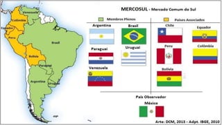 O Brasil a globalização e os blocos econômicos