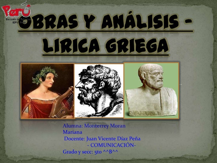 Autores Y Obras De La Lirica