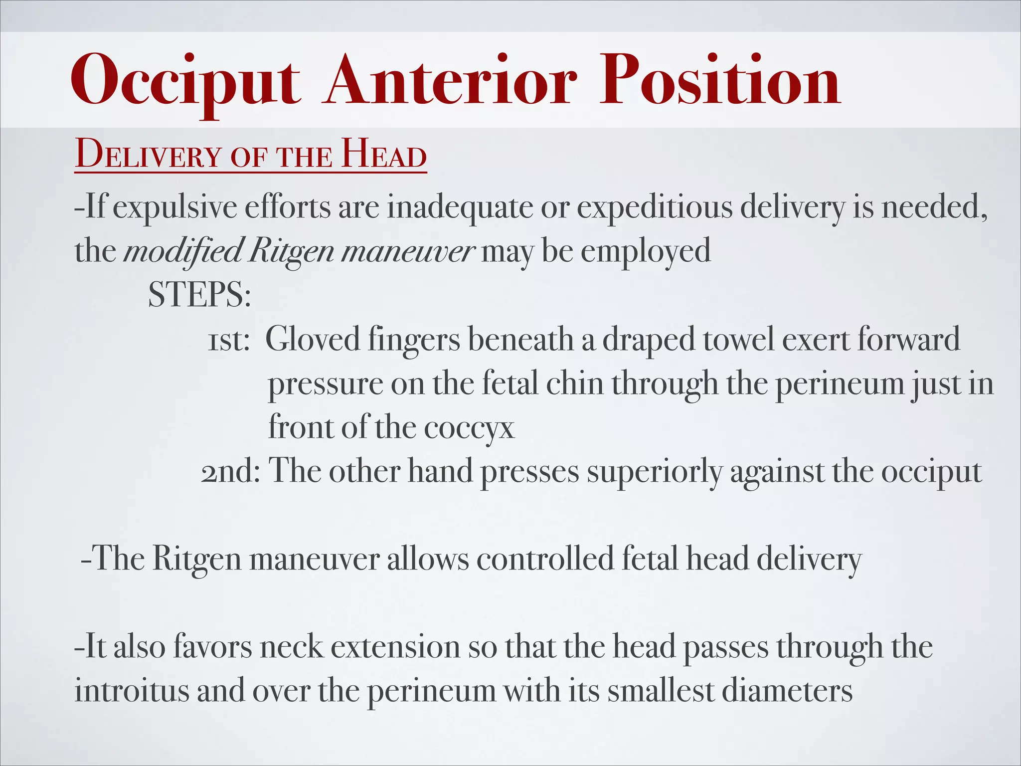 Vaginal Delivery - Chapter 27 of Williams Obstetrics 24th Edition | PDF