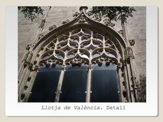 Llotja de València. Detall

 