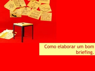 Como elaborar um bom briefing . 