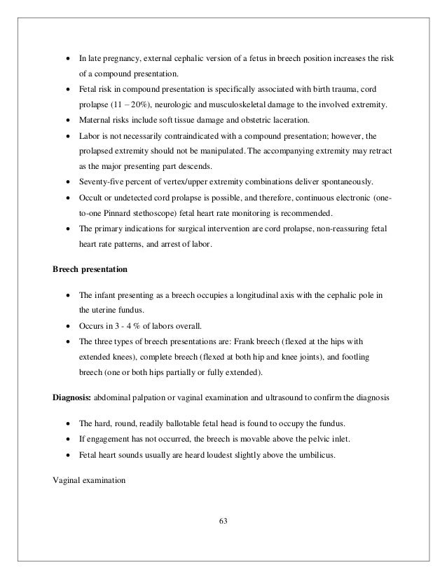 Breech presentation at 20 weeks image