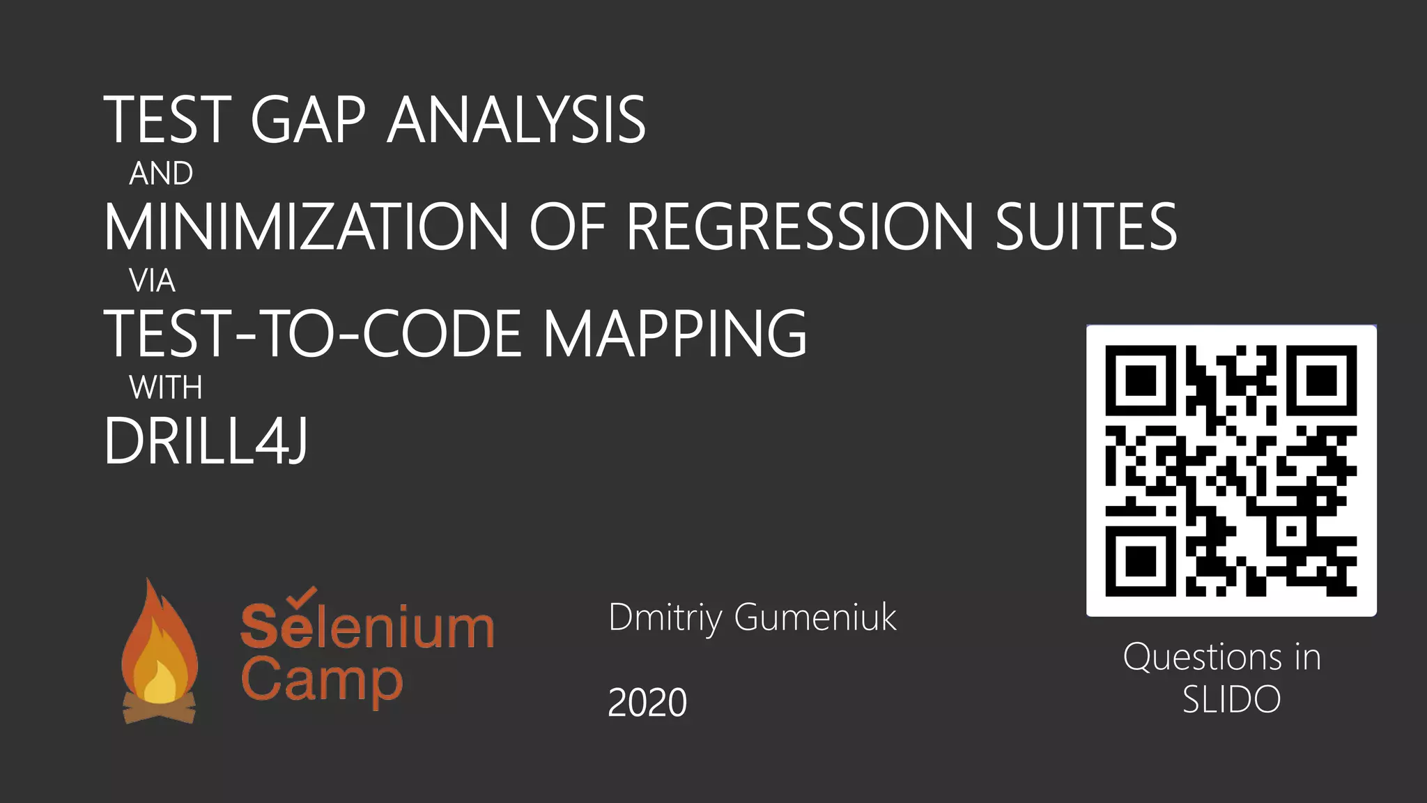 Test Gap Analysis and regression minimization with Drill4j ...