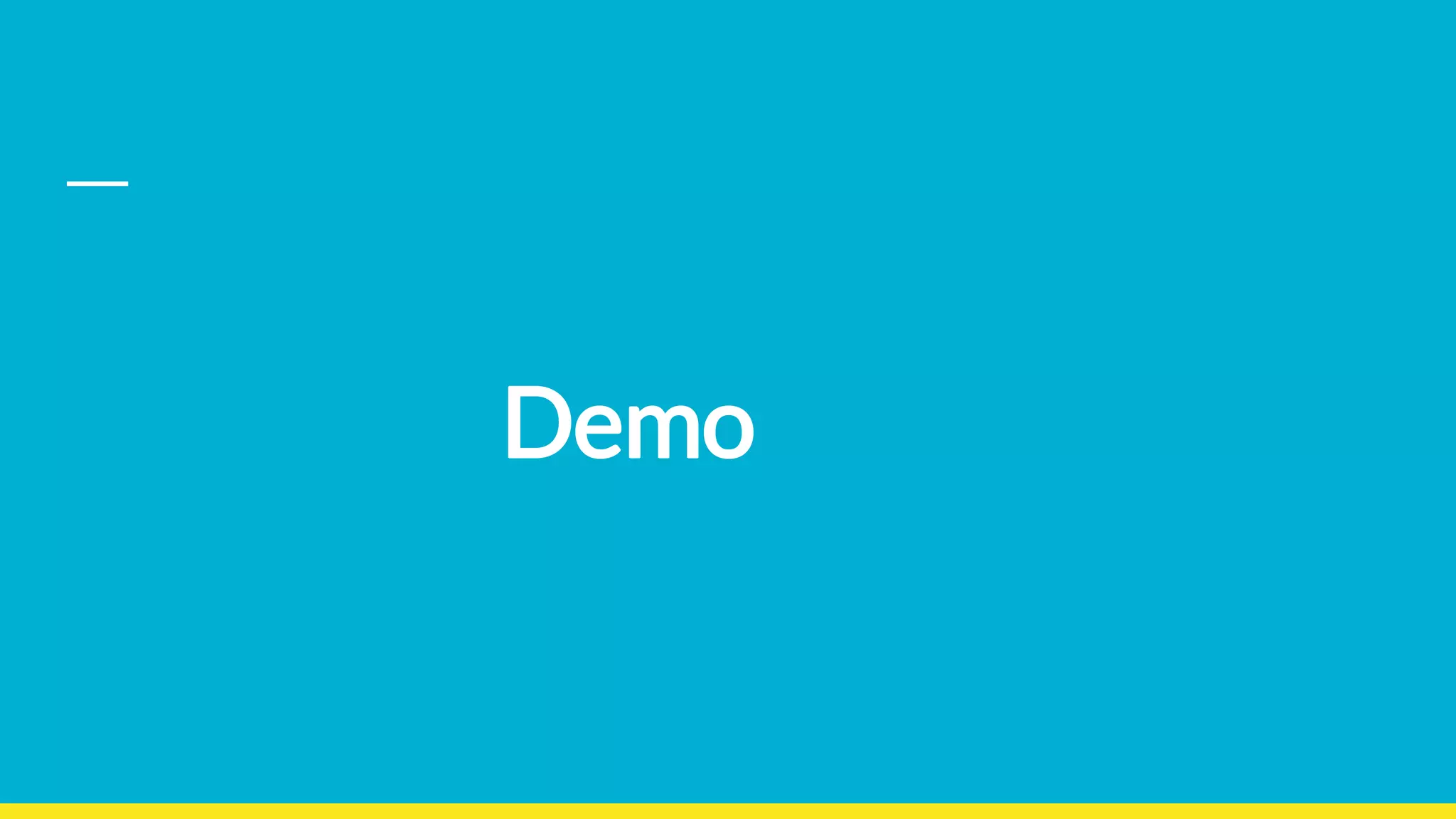 Demo
 