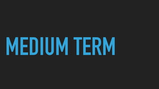 MEDIUM TERM
 