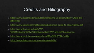 Observability, what, why and how