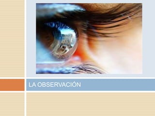 LA OBSERVACIÓN
 