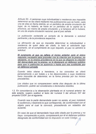 Observaciones cogp (art. 337 al 340)