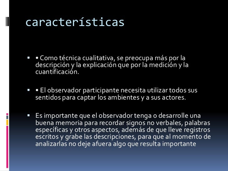 Observacion participante