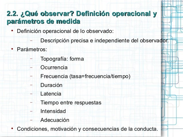 Observacion y registro