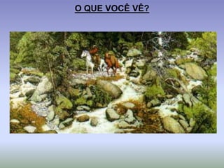 O QUE VOCÊ VÊ?
 
