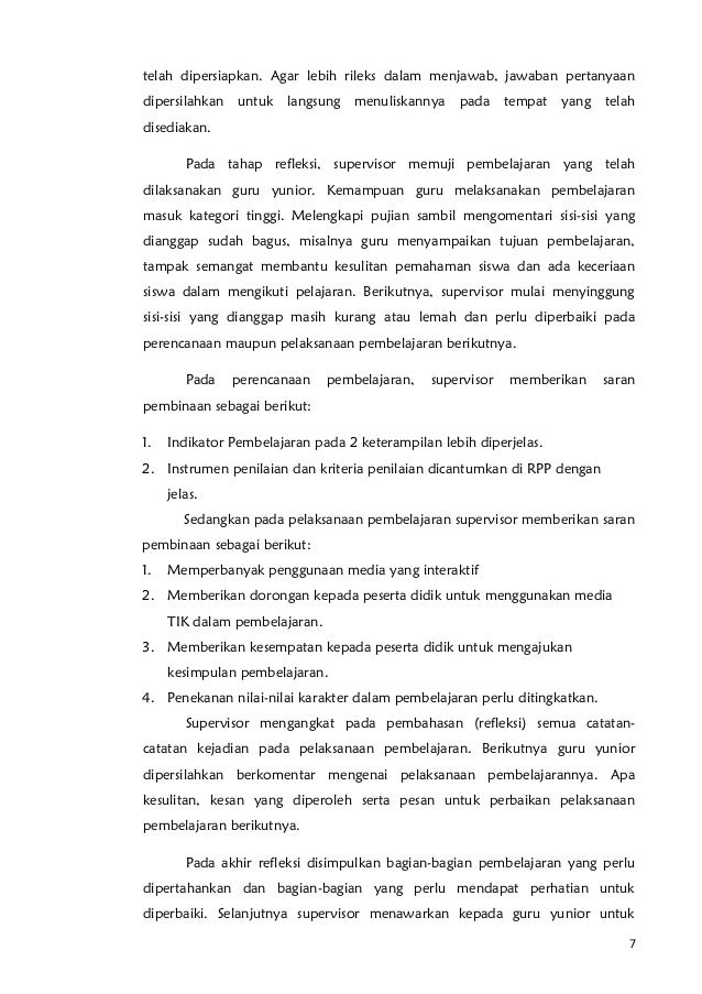 Observasi Guru Yunior