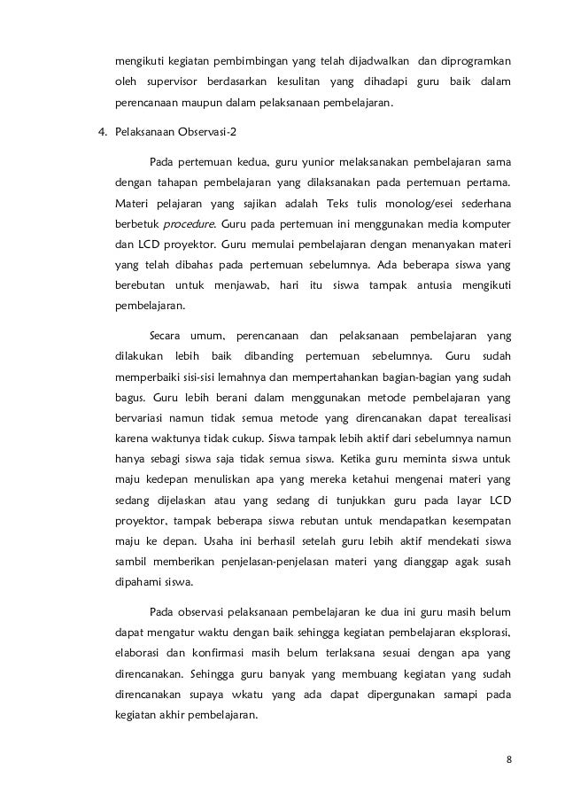 Observasi Guru Yunior