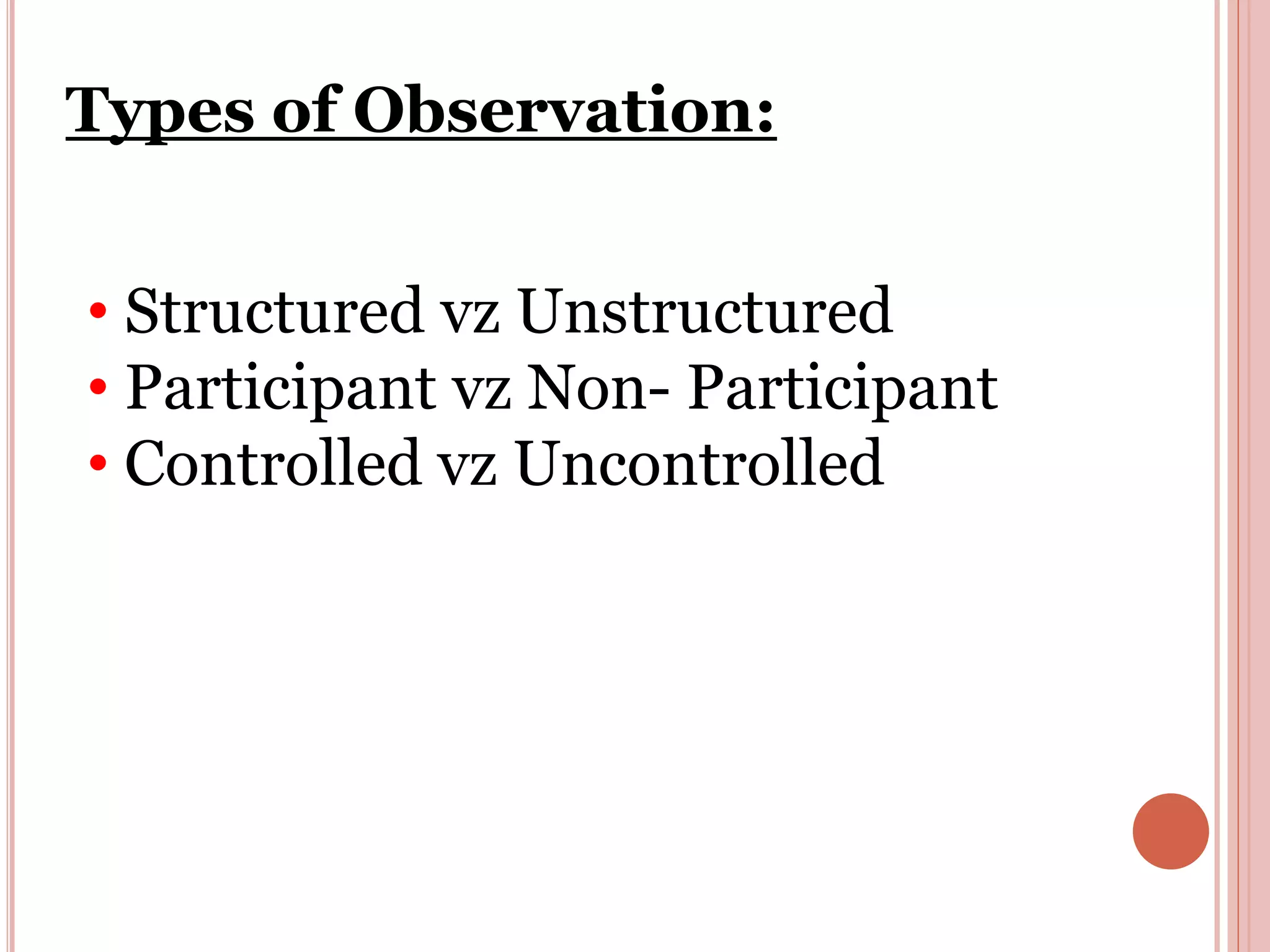 Observation | PPT