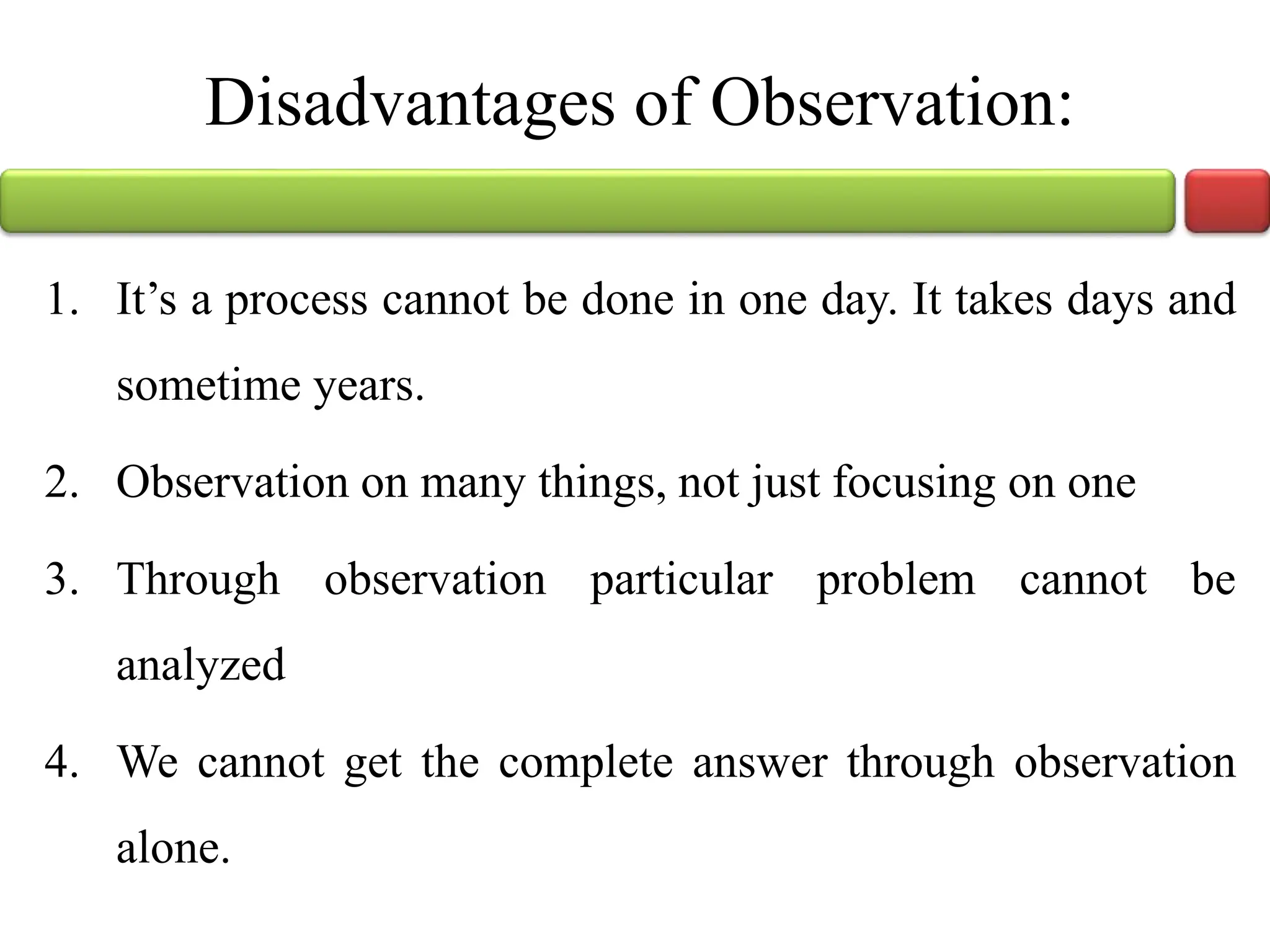 observation method of data collection is most used type for data ...